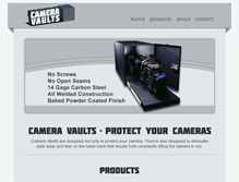 Tablet Screenshot of cameravaults.com